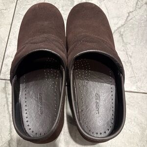 Lands' End Women's Brown Suede Loafers